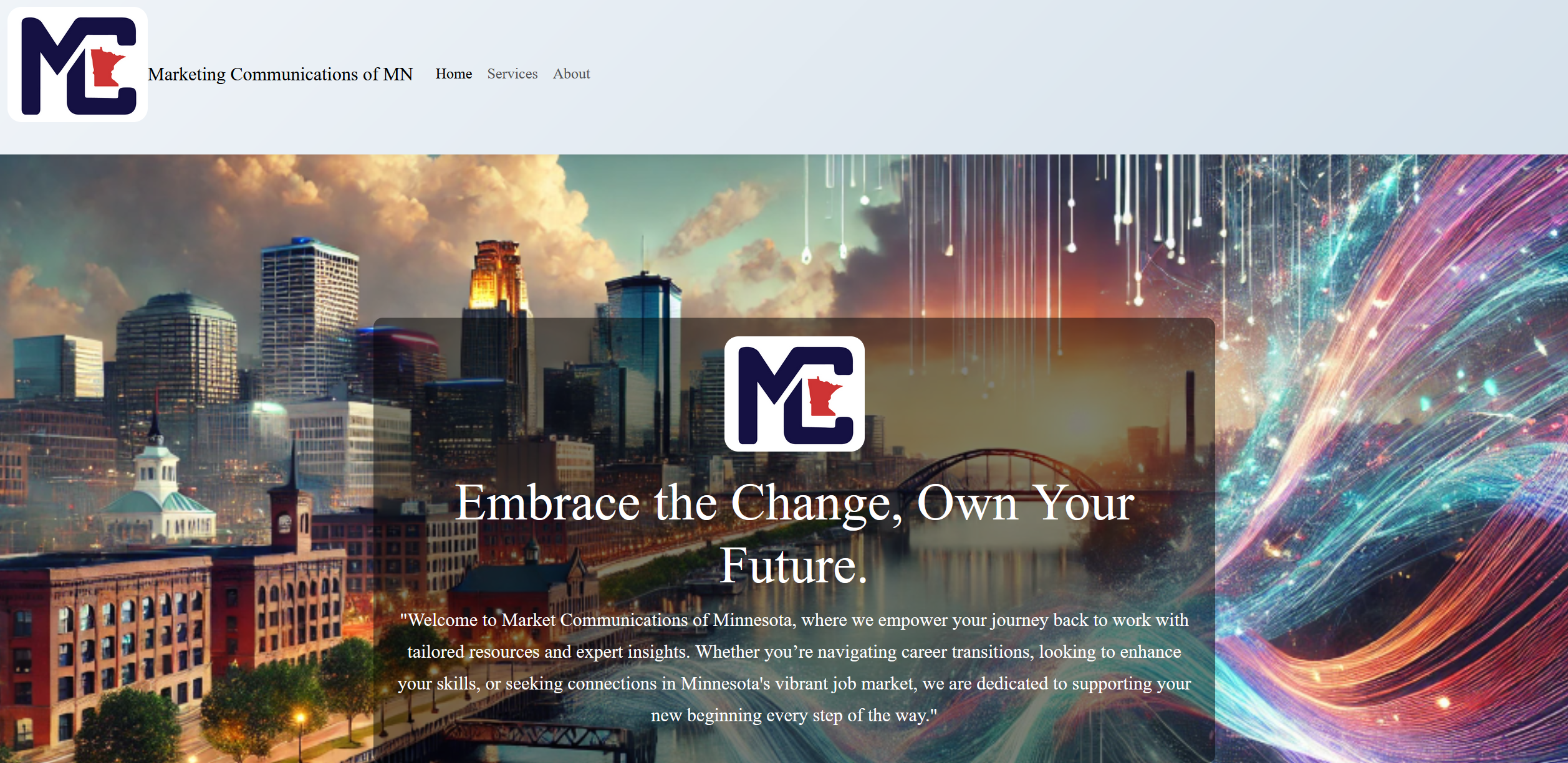 Market Communications Of MN Website Preview